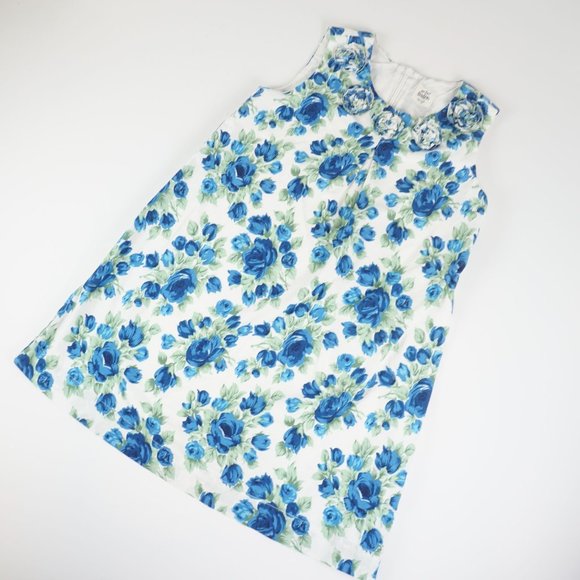 Mini Boden Other - Mini Boden Sleeveless Blue and Green Floral Party Dress Size is 7-8Y